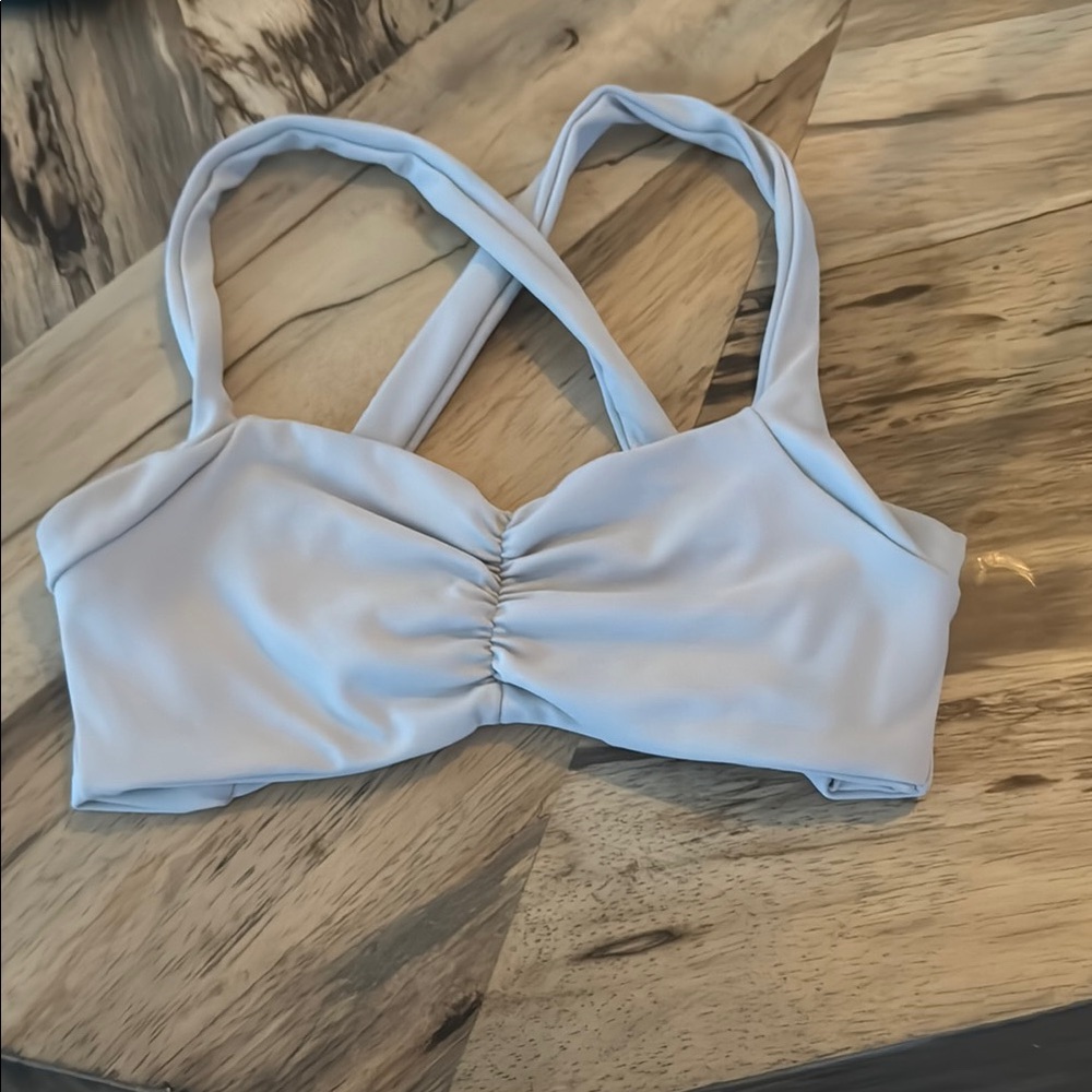 Tiger Friday Stone Color Ruched Dance Top